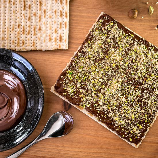 Chocolate–Covered Matzoh