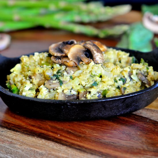 Cauliflower Rice Risotto