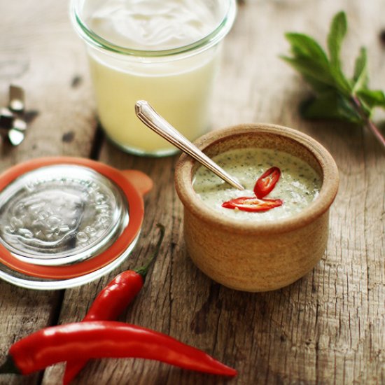 Mint and Coriander Dip