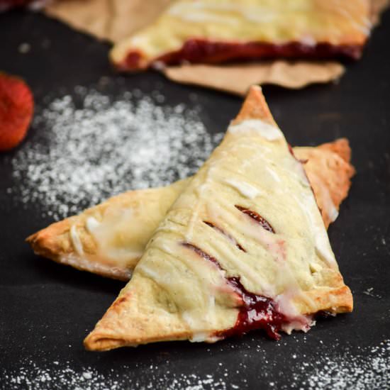 Simple Fresh Strawberry Turnovers