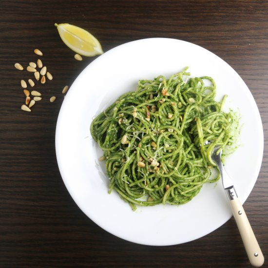 Lemon Cavolo Nero Pesto Pasta