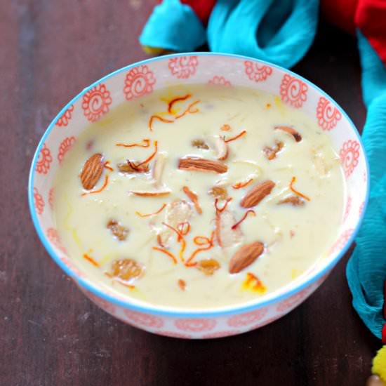 Seviyan Kheer: Vermicelli Milk Sweet