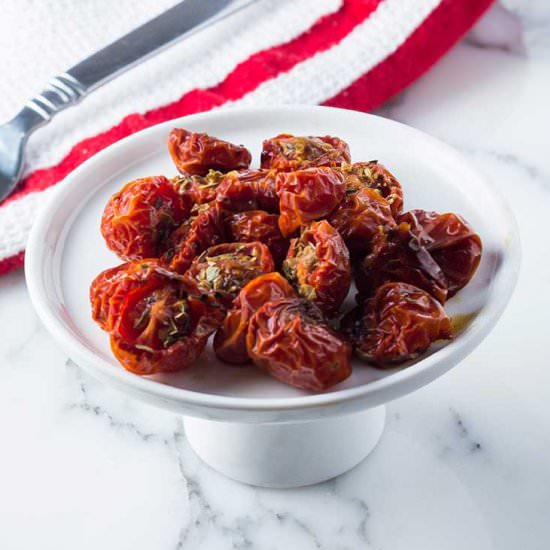 Oven Roasted Balsamic Tomatoes