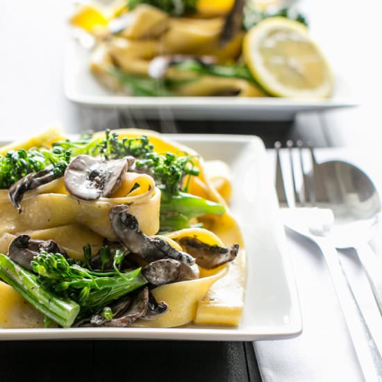 Pappardelle with Broccolini