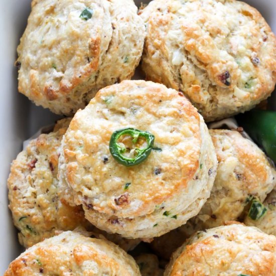 Bacon Pepper Jack Jalapeno Scones