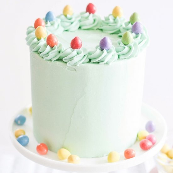 Mini Easter Eggs Pinata Cake