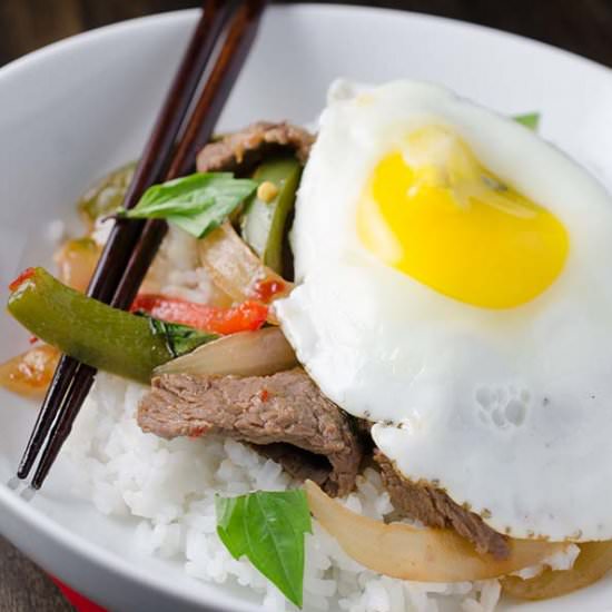 Thai Basil Beef Stir Fry