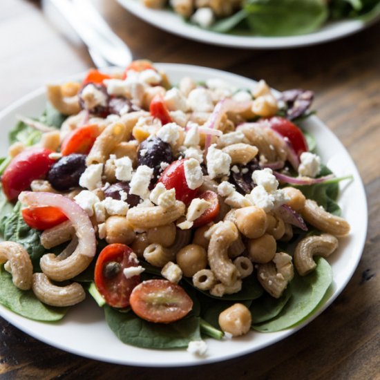 Simple Greek Pasta Salad