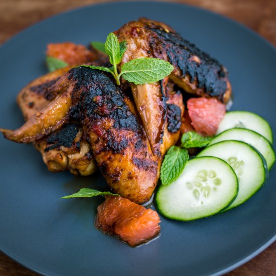 Grilled Wings with Fish Caramel