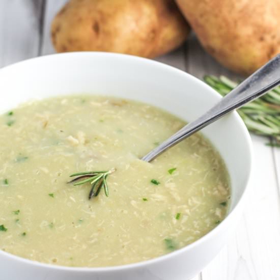 Chicken Potato Spinach Soup