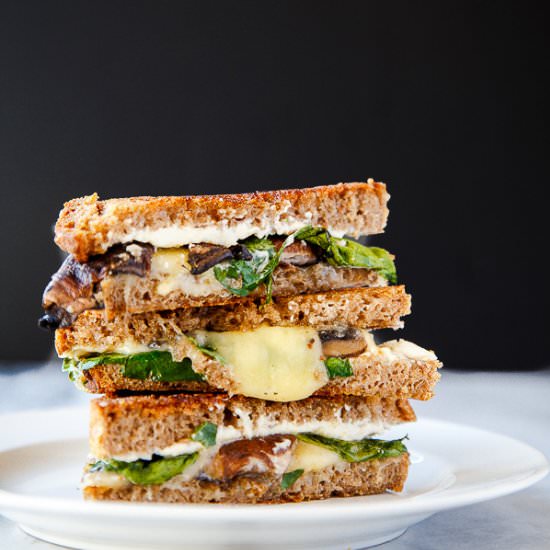 Mushroom Grilled Cheese