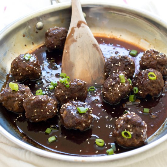 Teriyaki Beef Meatballs