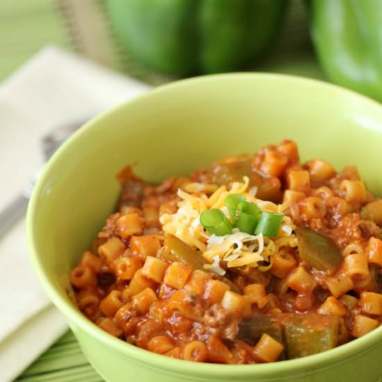 One-Pot Unstuffed Pepper Pasta