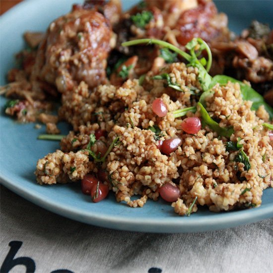 Pomegranate Bulgur Salad