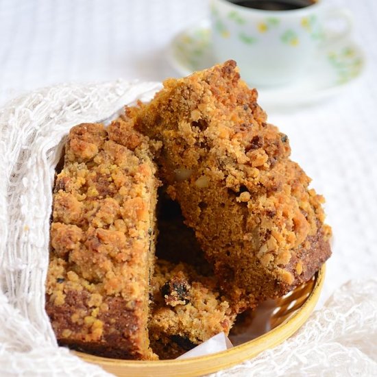 Carrot Streusel Bars