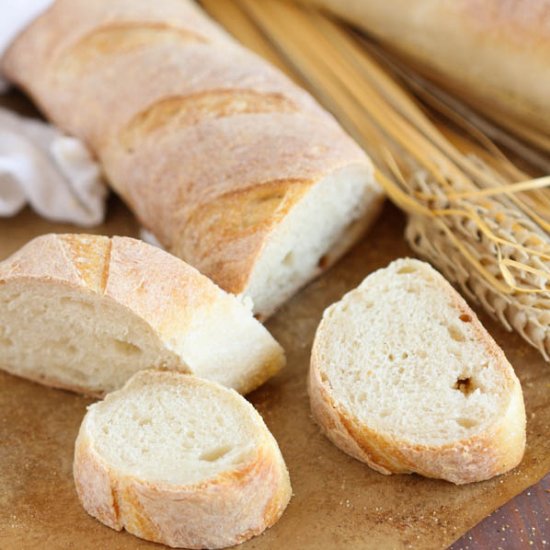 Crusty French Bread Baguettes