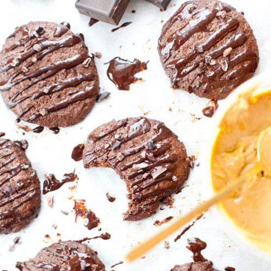 Chocolate Peanut Butter Cookies