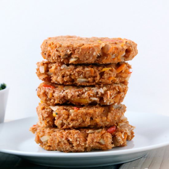 Refried Beans & Rice Burgers