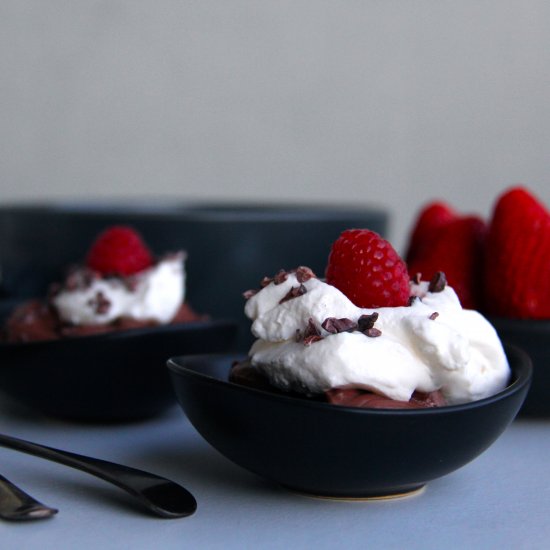 Dark Chocolate Pudding