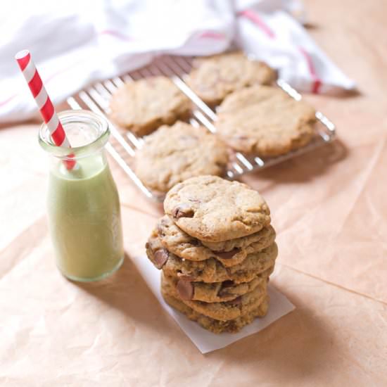 Salty Chocolate Chip Cookies