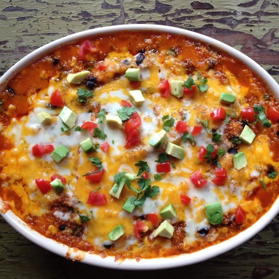 Quinoa Enchilada Bake