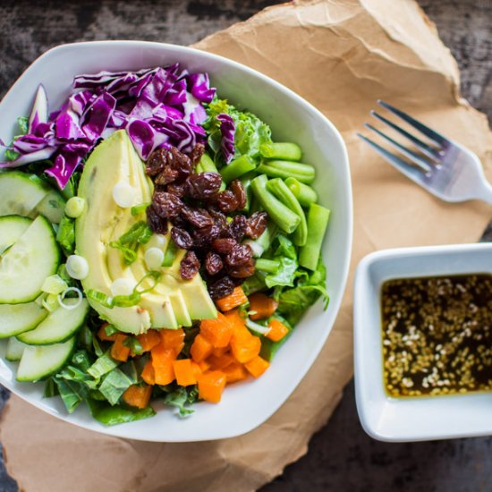 Homemade Sesame Ginger Dressing