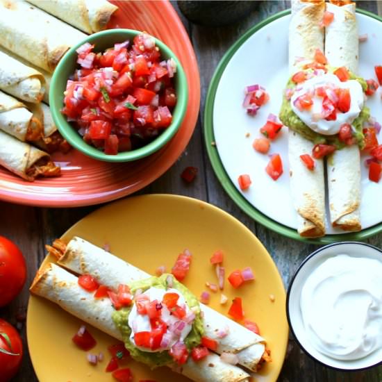 Weeknight Flautas