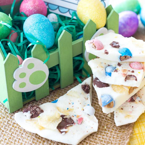 White Chocolate Peanut Butter Bark