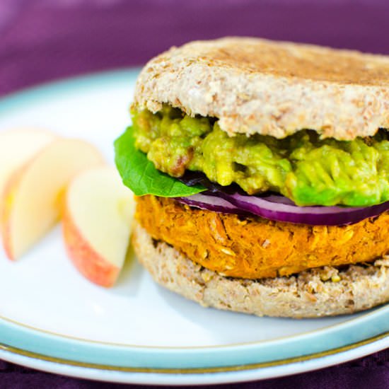 Sweet Potato Veggie Burger