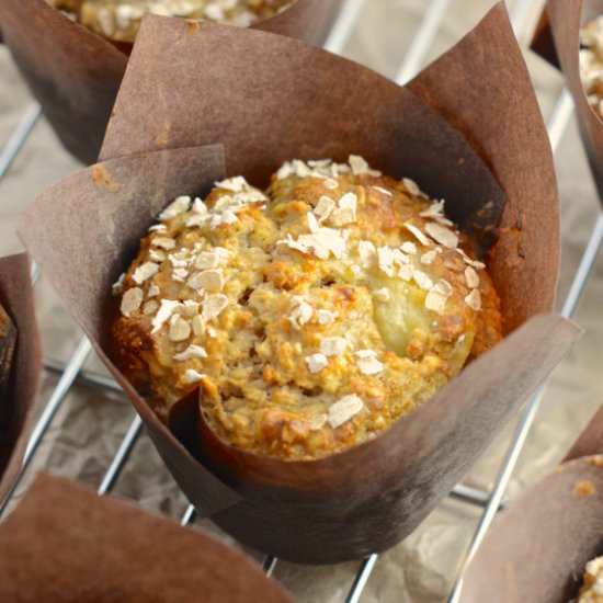 Banana & Walnut Breakfast Muffins