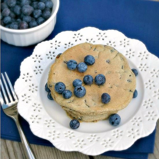 Blueberry Vanilla Pancakes