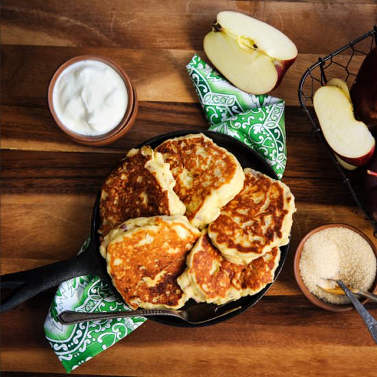 Ricotta-Apple Pancakes