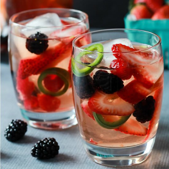 Strawberry Jalapeno White Sangria