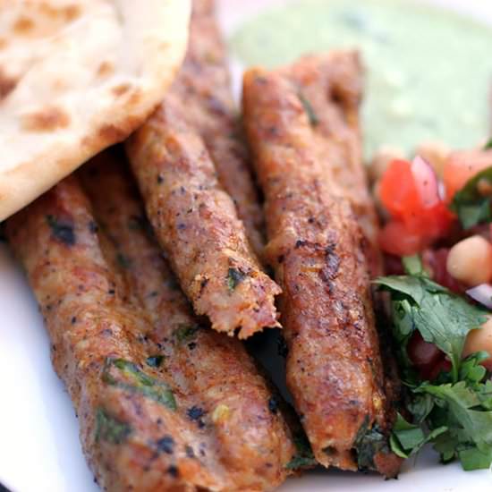 Chicken Seekh Kebabs