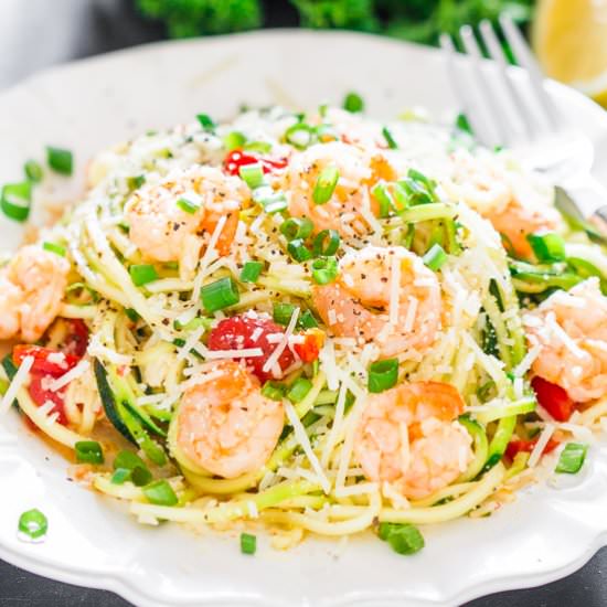 Shrimp Scampi Zoodles