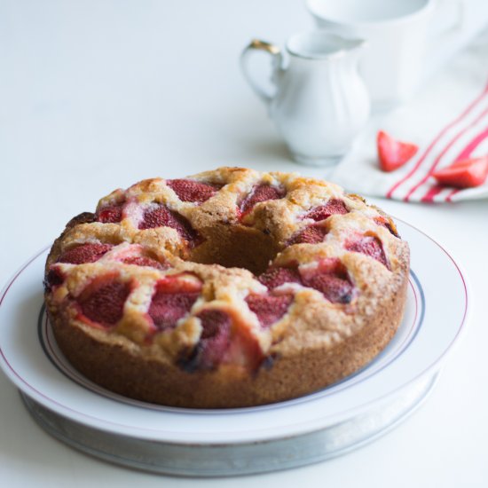 Strawberry Coconut Cake