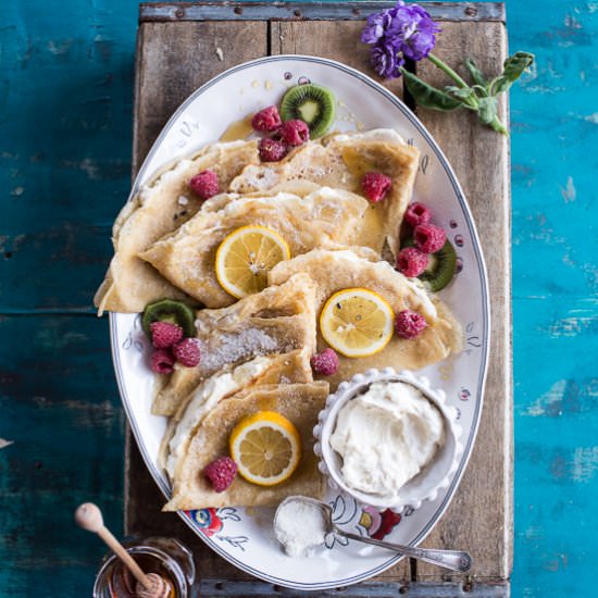 Lemon Sugar Crepes