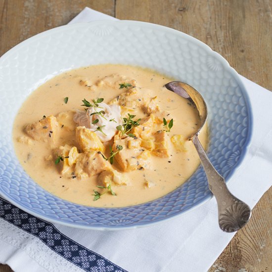 Fish Soup with Saffron