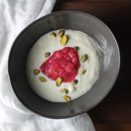 Rhubarb Cardamom Compote