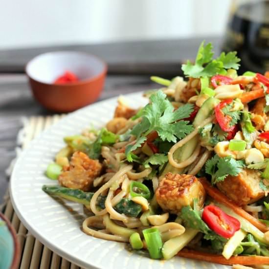 Peanut Soba Noodle Salad