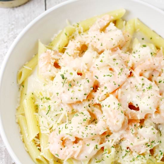 Parmesan Italian Shrimp with Pasta