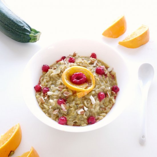 Zucchini Orange Bread Oatmeal