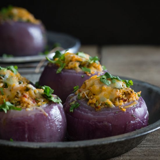 Mexican Stuffed Onions