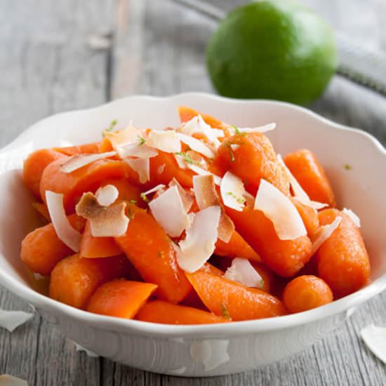 Pineapple Coconut Glazed Carrots