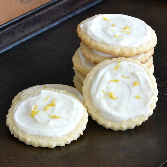 Lemon Coconut Sugar Cookies