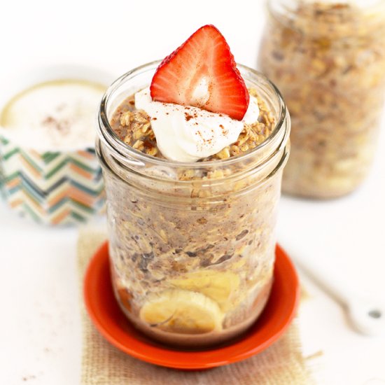 Maple French Toast Overnight Oats