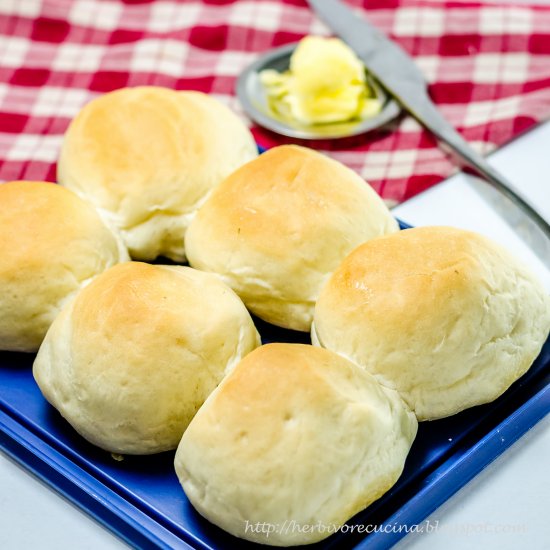 Homemade Eggless Buns