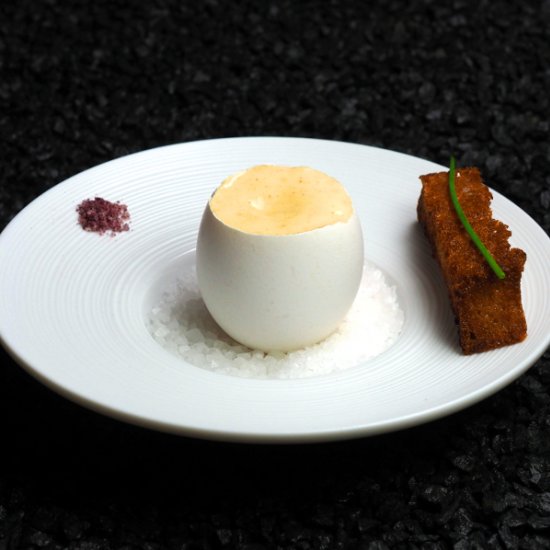 Egg Yolk and Beurre Noisette Foam