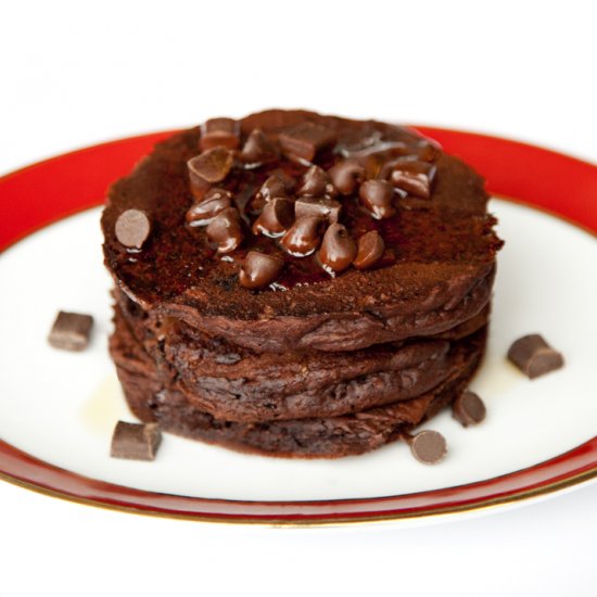 Double Chocolate Pancakes