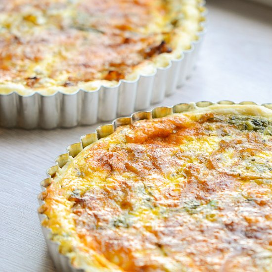 Caramelized Onion & Gruyere Quiche